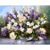 Картина «Нежный весенний букет у окна», 40х50 см