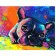 Paint by number Strateg "Bright French Bulldog", 40x50 cm VA-1972