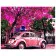 Paint by number Premium VA-1975 "Pink Volkswagen Beetle", 40x50 cm