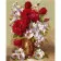 Картина «Красно-белый букет», 40х50 см