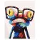 Paint by number VA-2112 "Pop Art: Frog with glasses", 40x50 cm