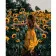 Paint by number VA-2555 "Girl among sunflowers", 40x50 cm