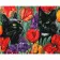 Paint by number VA-2593 "Cats in tulips", 40x50 cm