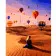 Paint by number Premium VA-2627 "Hot air balloons in the desert", 40x50 cm
