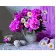Paint by number Premium VA-2641 "Peonies with daisies", 40x50 cm