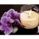 Paint by number Premium VA-2666 "Orchid with a candle", 40x50 cm