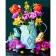 Paint by number Premium VA-2733 "Flowers for Easter", 40x50 cm