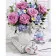 Paint by number Premium VA-2924 "Bouquet in purple hues", 40x50 cm