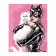 Картина по номерам Премиум Женщина-кошка с котиком 40х50 см VA-3024