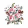 Картина за номерами Преміум Квіткова композиція на білому фоні 40х50 см VA-3074