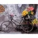 Paint by number "Bicycle with flowers" size 40x50 cm