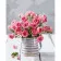 Картина за номерами Преміум Рожеві троянди 40х50 см VA-3168