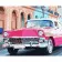 Картина по номерам Розовое авто Гаваны 40х50 см VA-3198