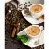 Картина за номерами Strateg Зустріч на каву на кольоровому фоні розміром 40х50 см (VA-3330)