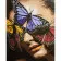 Paint by number Premium "Monarch butterfly" with varnish and level 40x50 cm