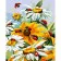 Paint by number ladybugs on daisies Strateg with varnish size 40x50 cm (VA-3574)