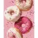 Paint by numbers Strateg PREMIUM Sweet donutswith varnish size 40х50 sm VA-3714