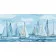 Painting by numbers Strateg PREMIUM Sailboats in the water Strateg size 50x25 cm (WW048)