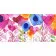 Painting by numbers Strateg PREMIUM Floral abstraction Strateg size 50x25 cm (WW063)