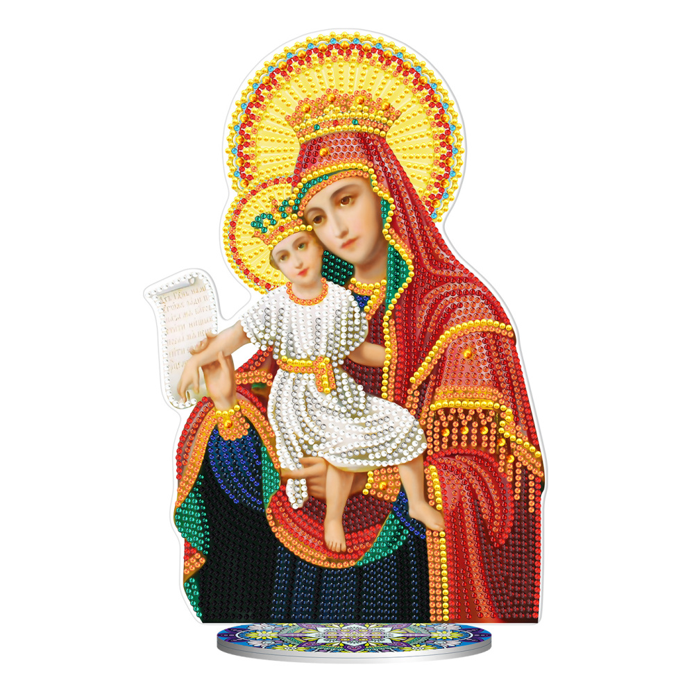 Virgin Mary on a stand, 30x30 cm (BJP204)