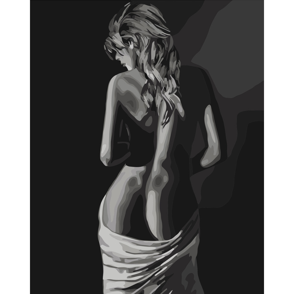 Mysterious femininity without subframe size 40x50 cm (BR011)