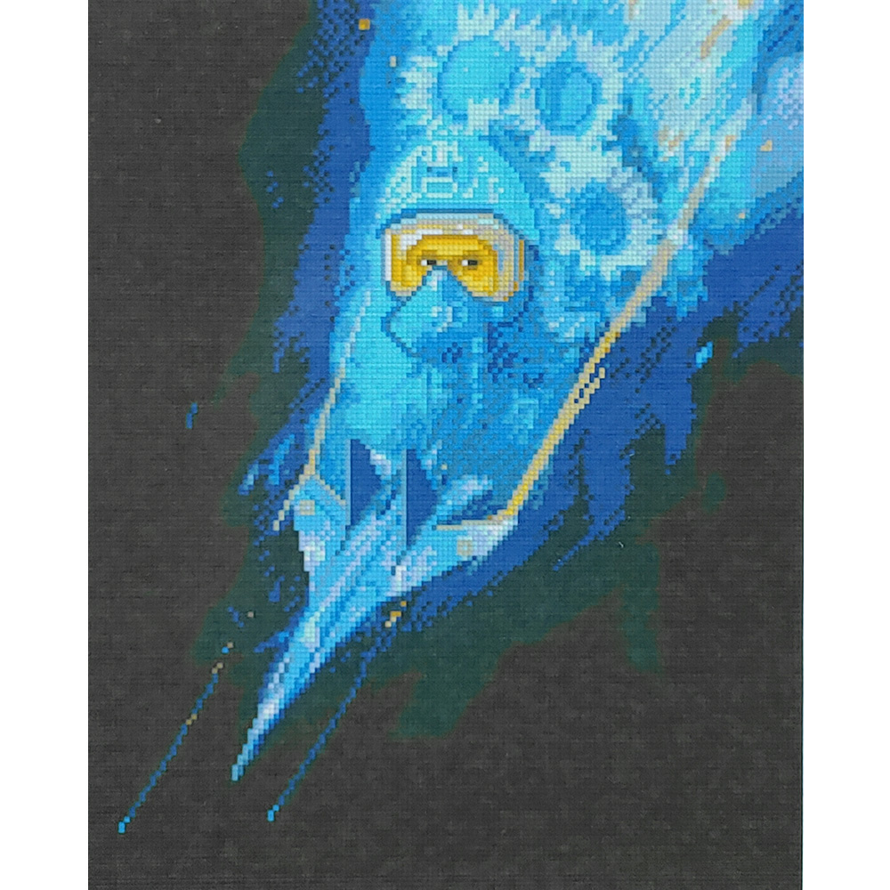 Diamond painting Strateg PREMIUM  Furious Ukrainian ghosts size 40х50 sm (D0026)