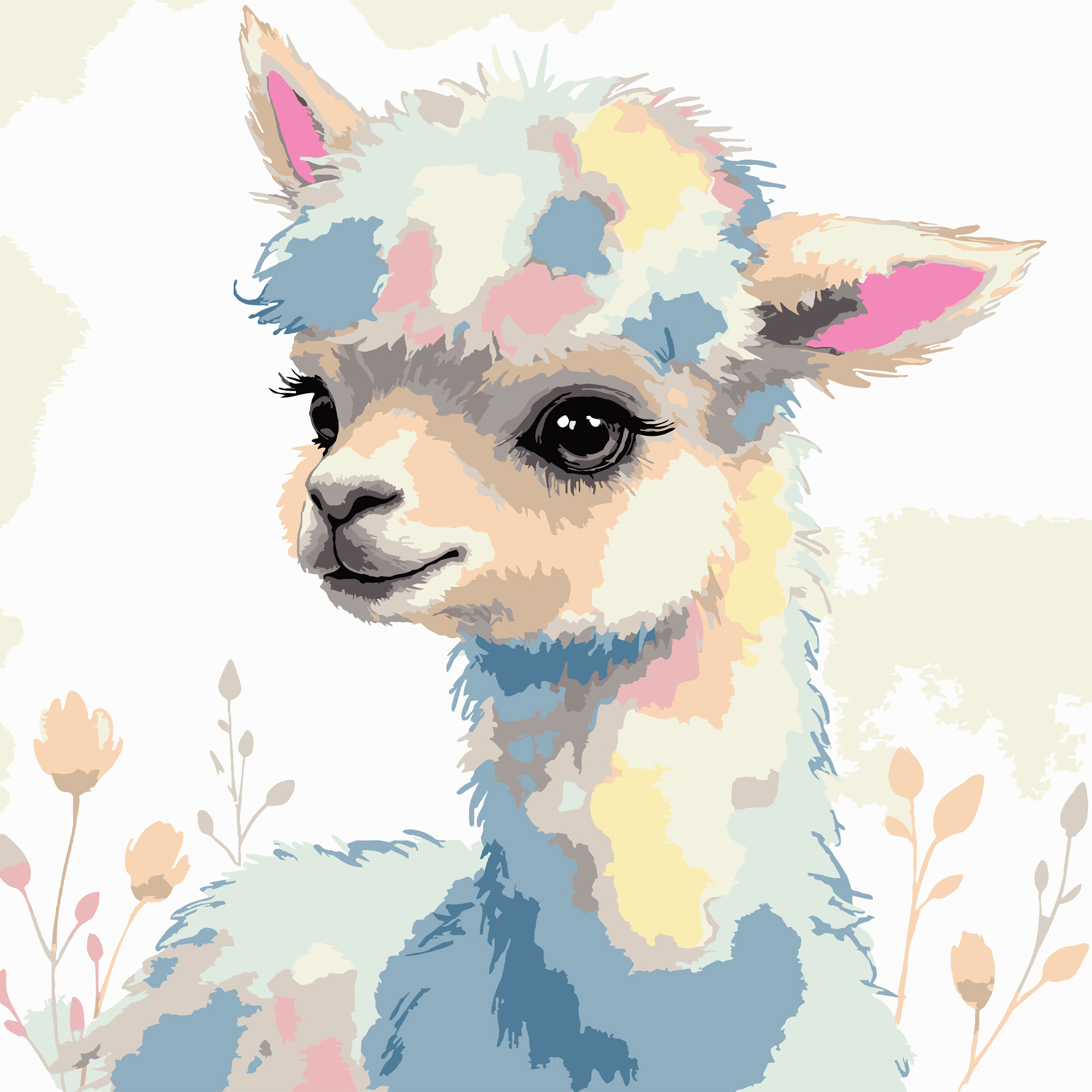 Казкове оленятко  30х30 (ES-0915)