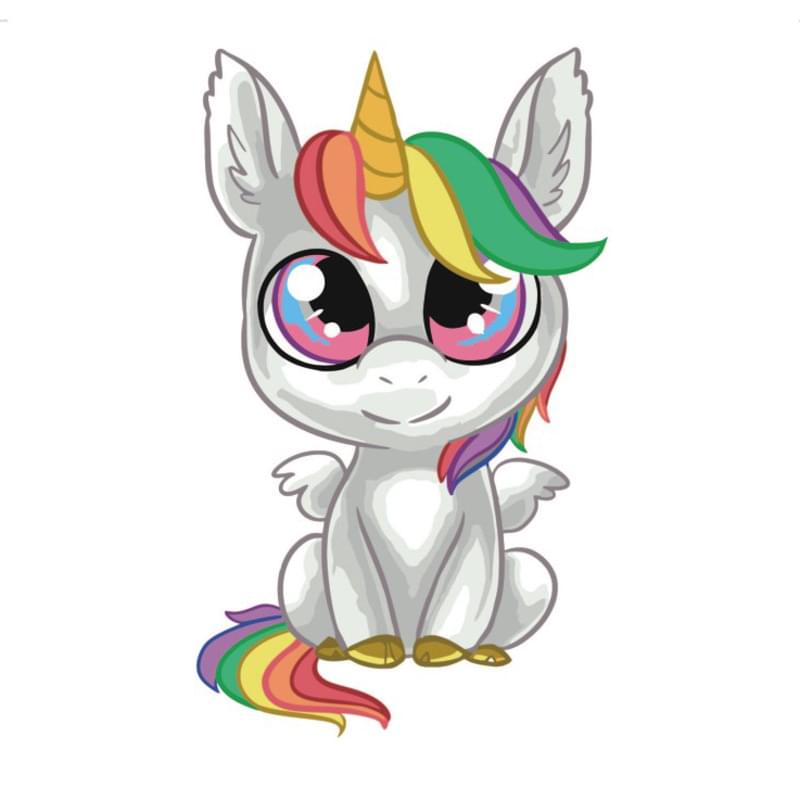ES007 "Little pony", 30x30 cm