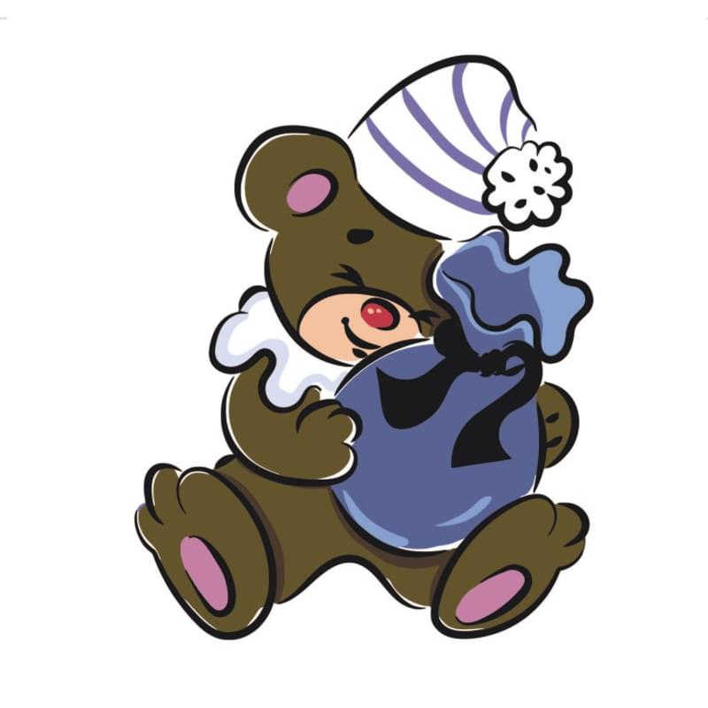 Ведмежа перед сном 30х30 см ES015