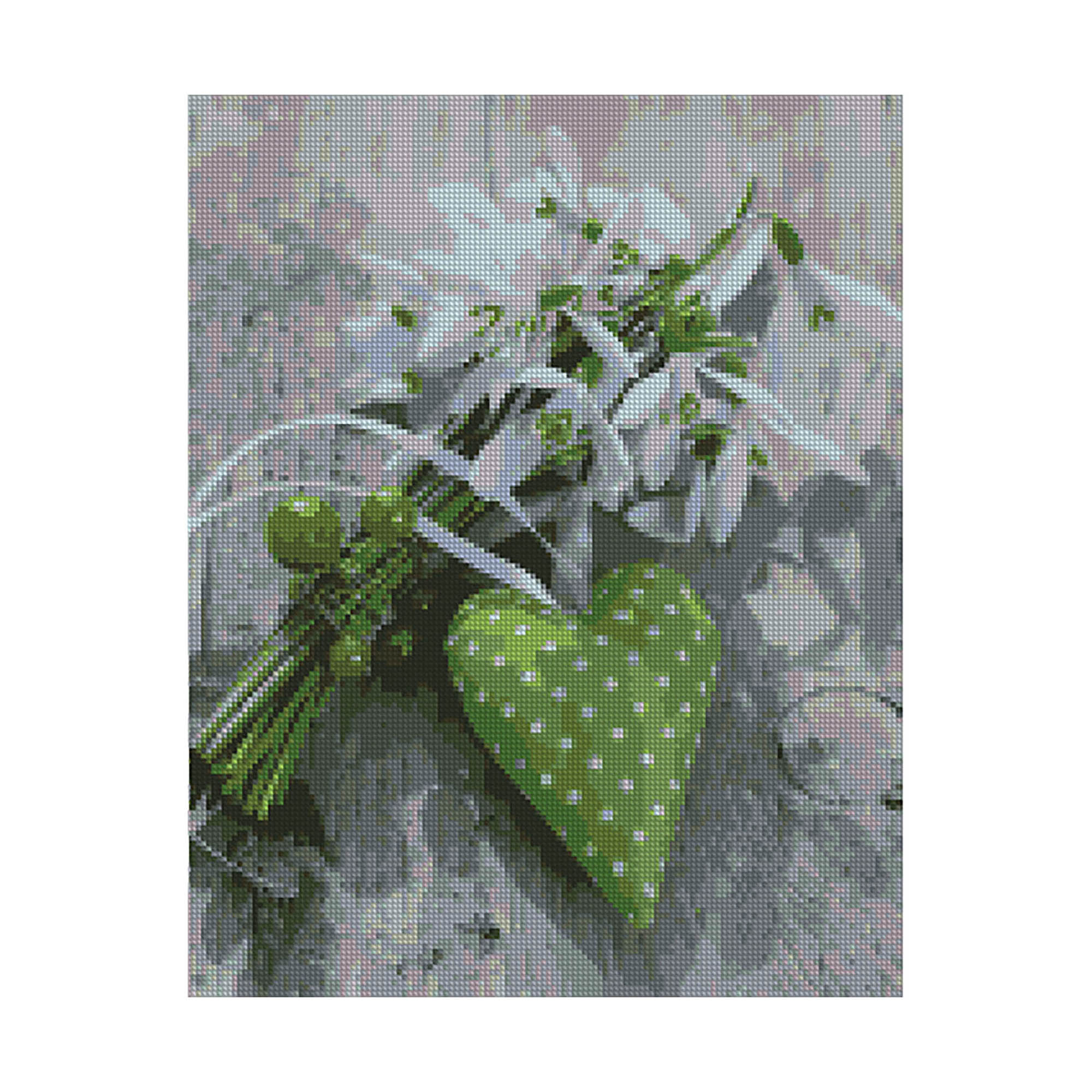 FA40801 "Green Heart", 40x50 cm