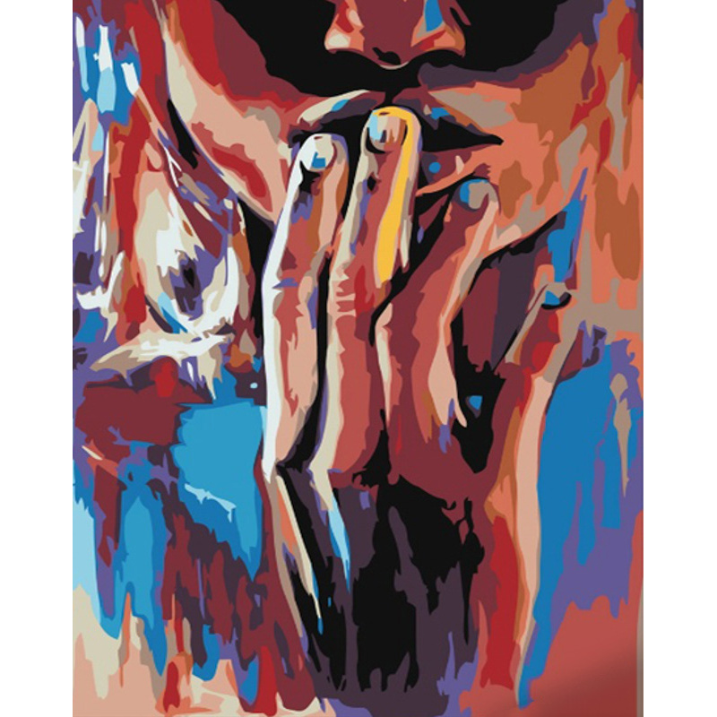 Secret thoughts with varnish size 40x50 cm (GS1141)