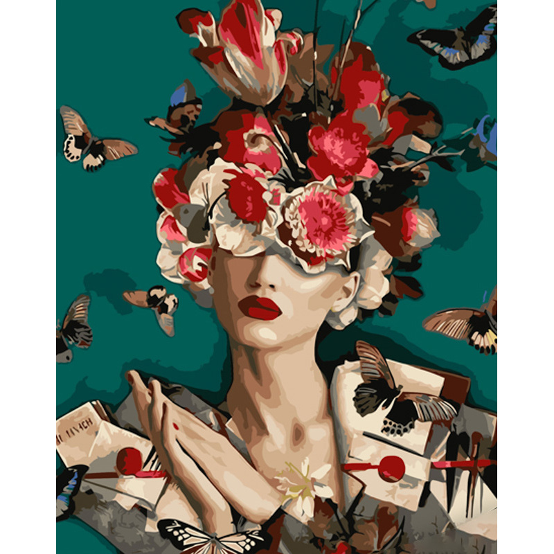 Instead of thoughts with varnish size 40x50 cm (GS1258)