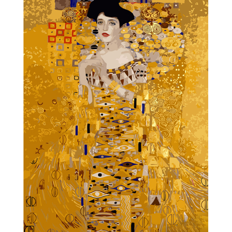Abstract girl with varnish size 40x50 cm (GS1327)
