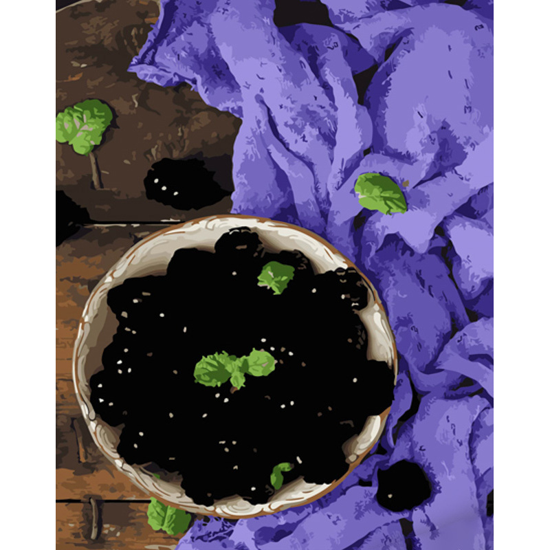 Plate with mulberry with lacquer and a size of 40x50 cm (GS1395)