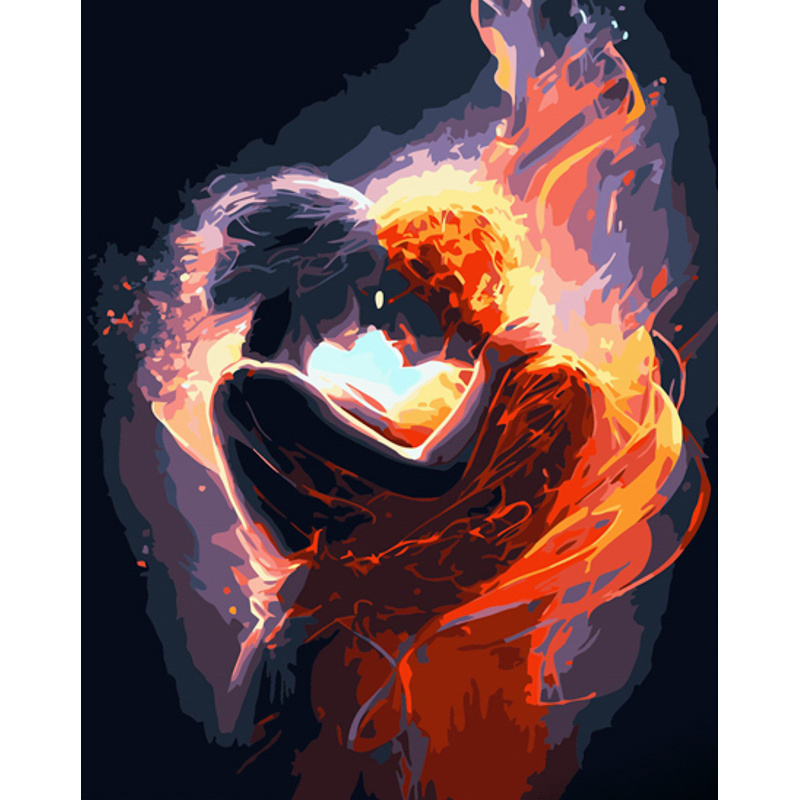 Impossible love with lacquer and a size of 40x50 cm (GS1403)
