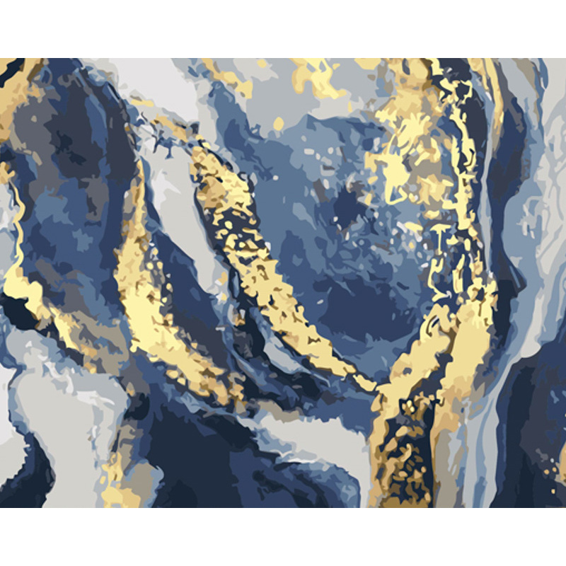 Gray gold and white with lacquer and a size of 40x50 cm (GS1448)