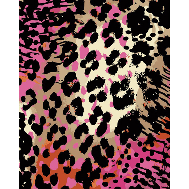 Leopard print with lacquer and a size of 40x50 cm (GS1456)