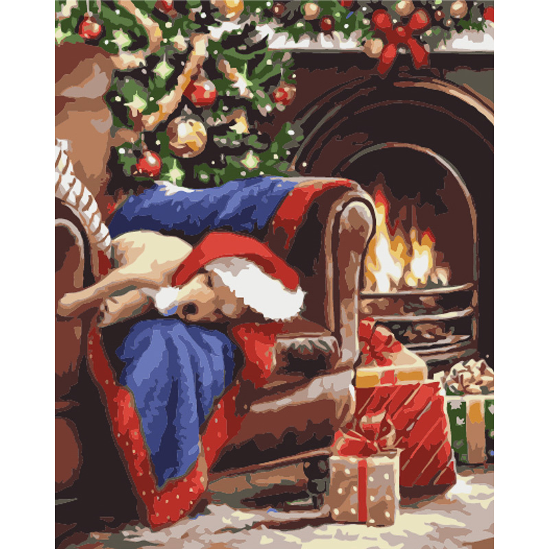 Festive evening, with varnish and level 40x50 cm (GS1586)