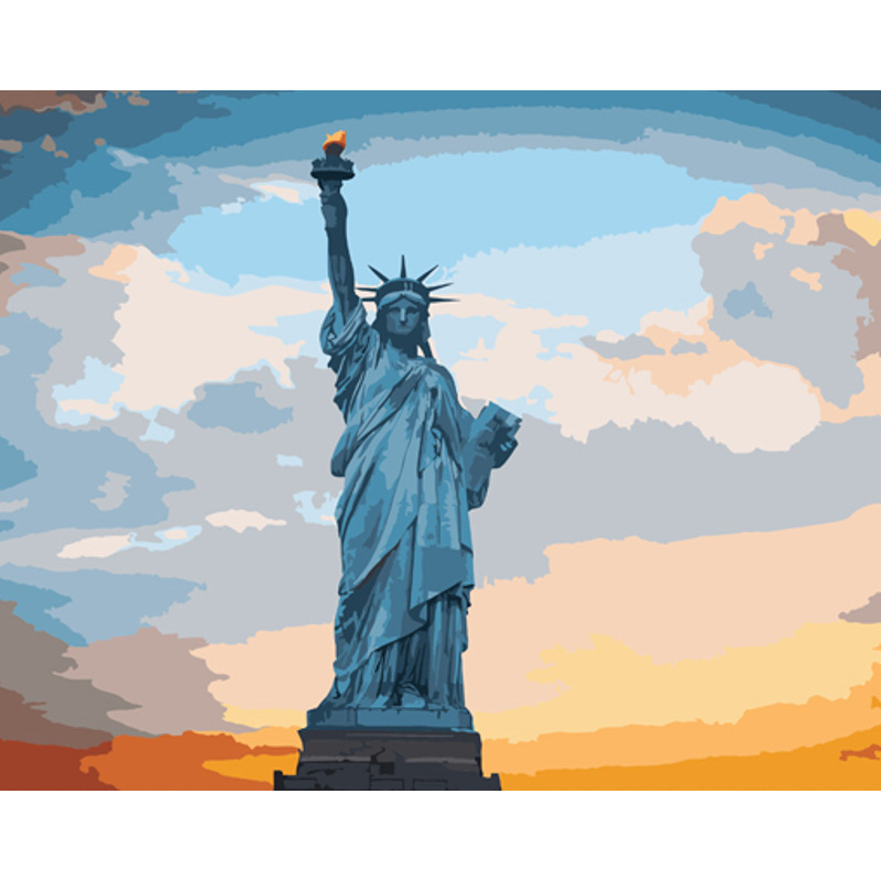 Statue of Liberty в Нью-Йорку розміром 40х50 см (GS832)