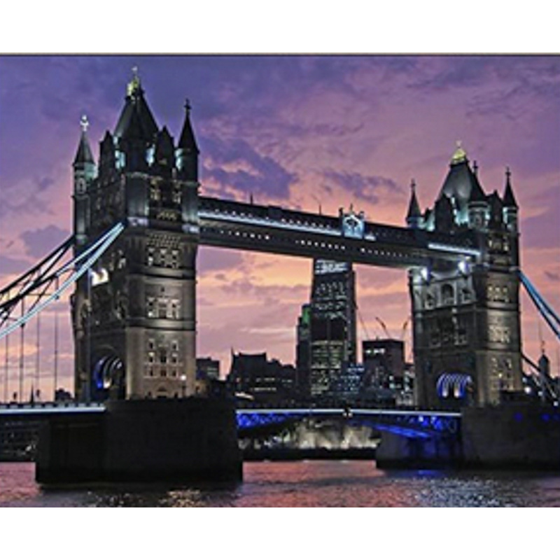 Evening Tower Bridge 30x40 cm (HEG86035)