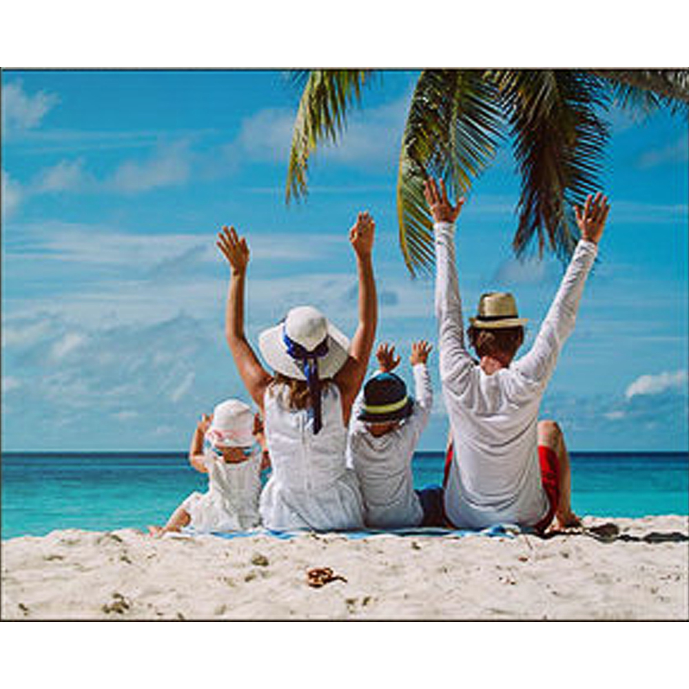 Family vacation size 30x40 cm (HEG86869)