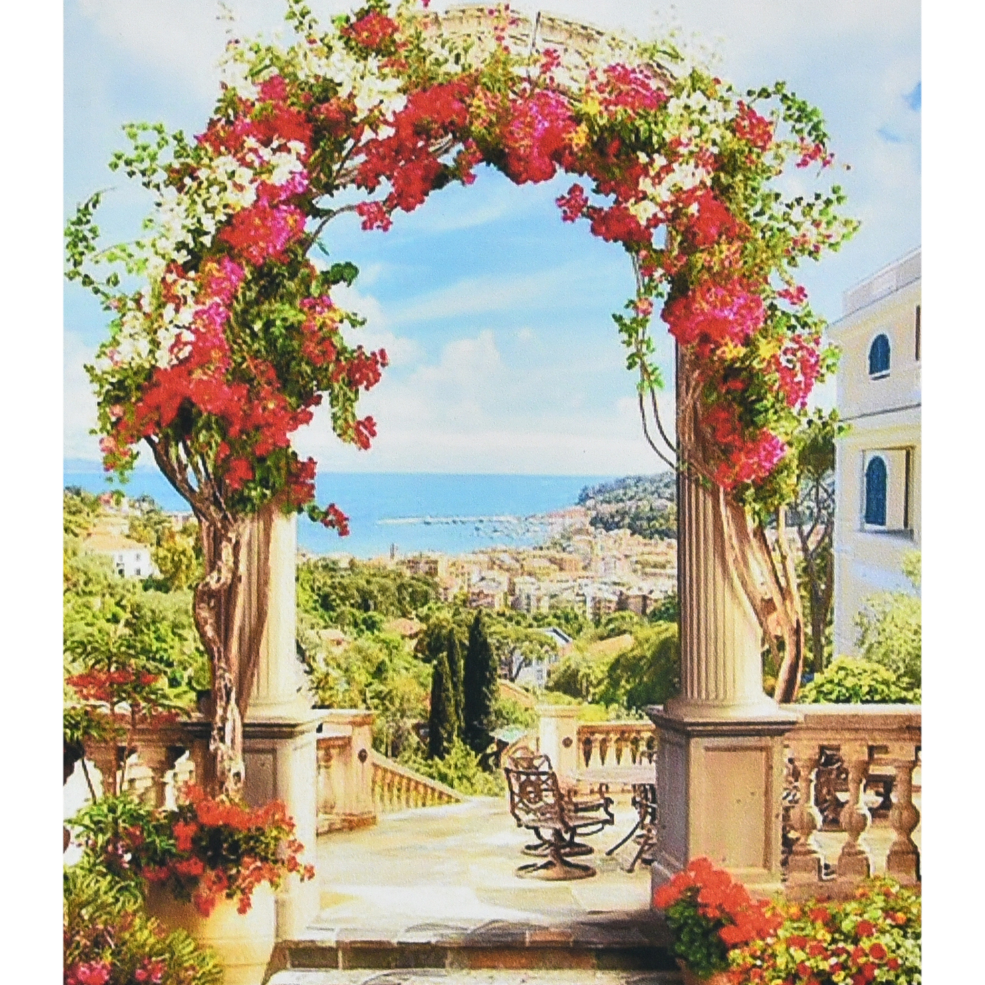 Arch of flowers size 30x40 cm (HEG88129)