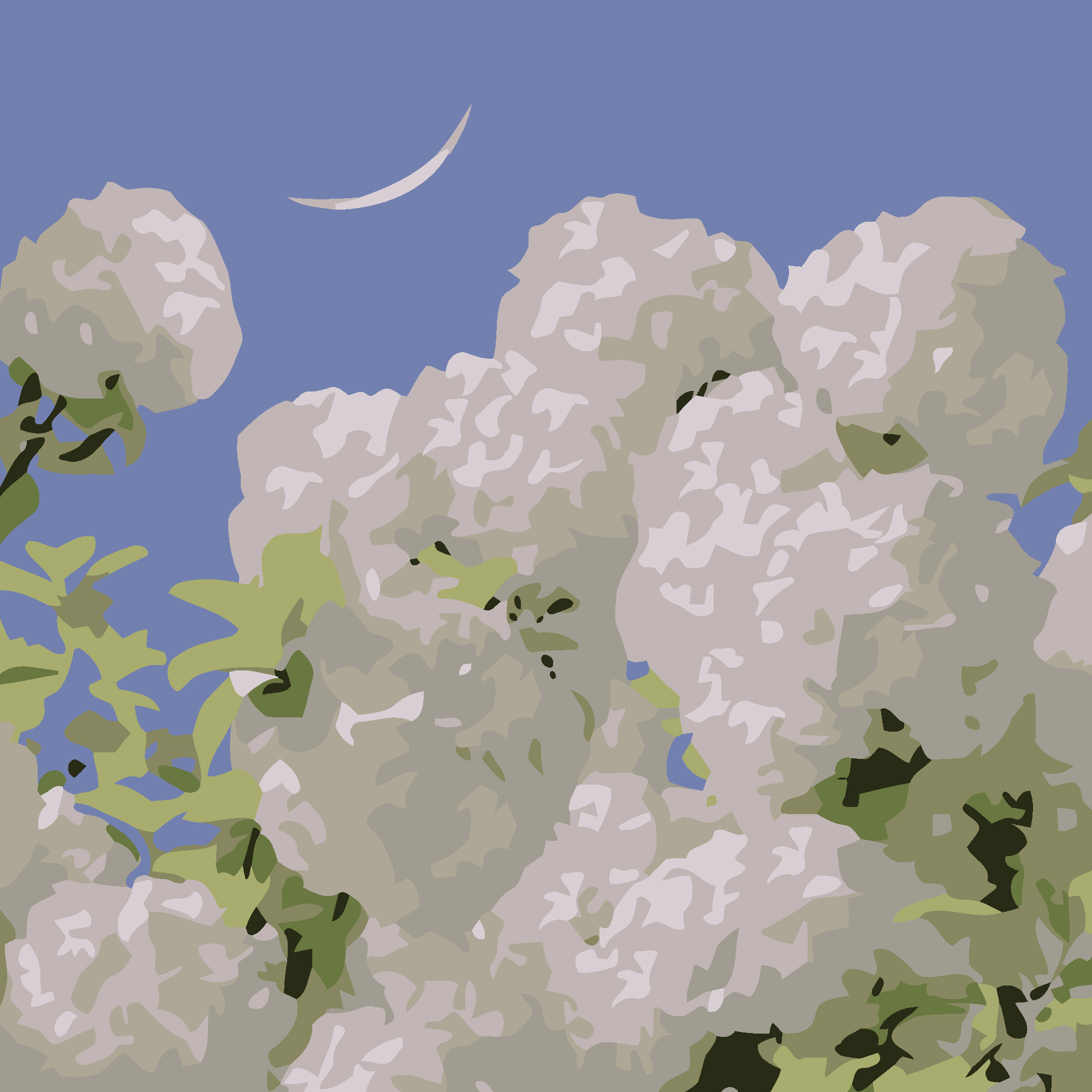 White hydrangeas size 20x20 cm (HH7112)