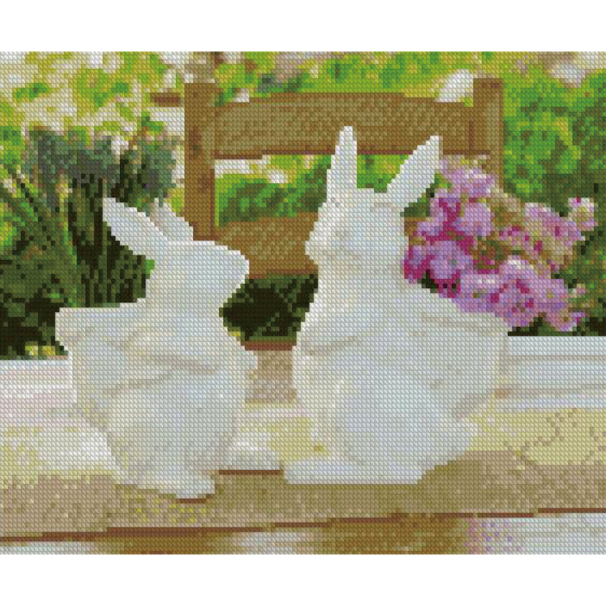 HX115 "Souvenir bunnies", 30x40 cm