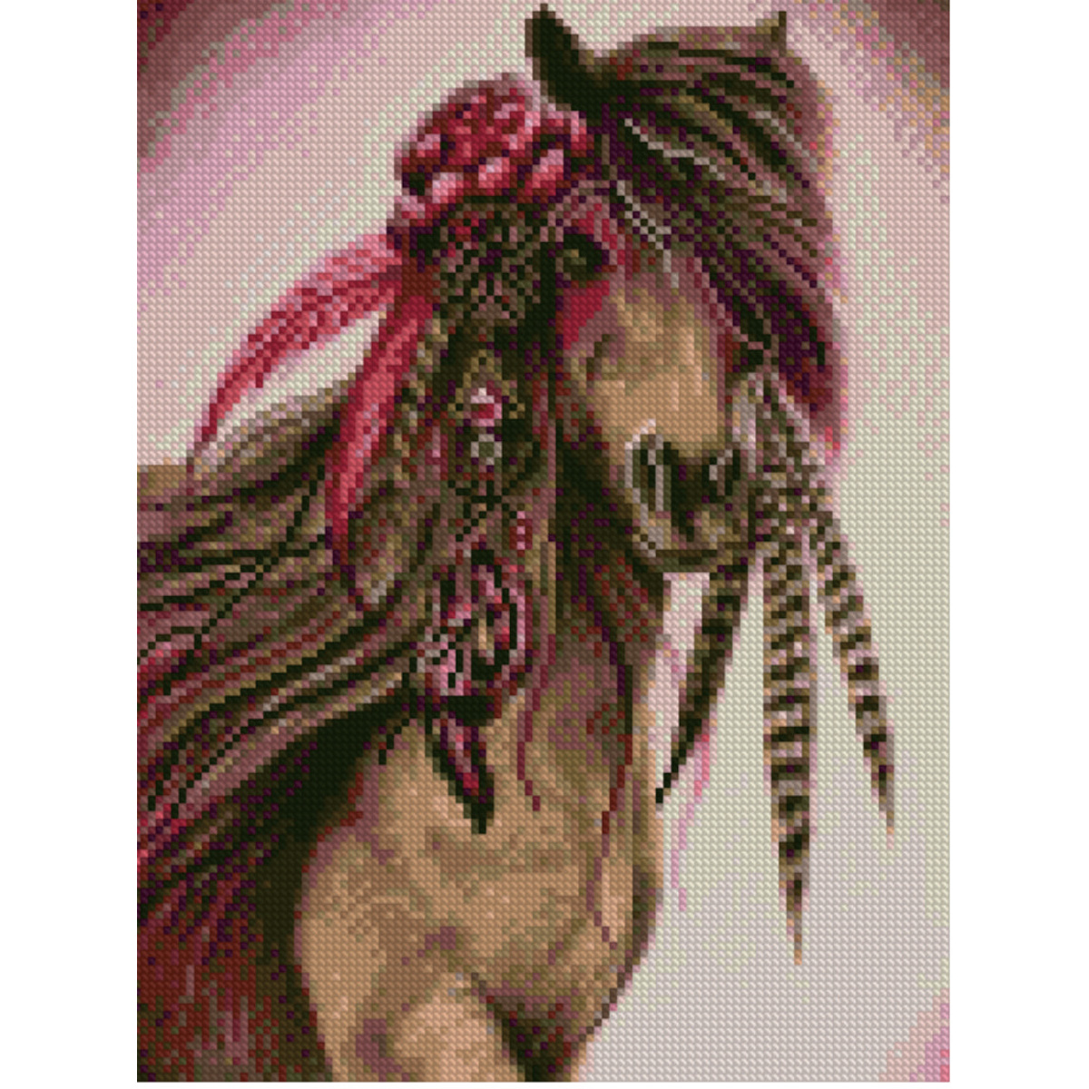 HX213 "Fairytale horse", 30x40 cm