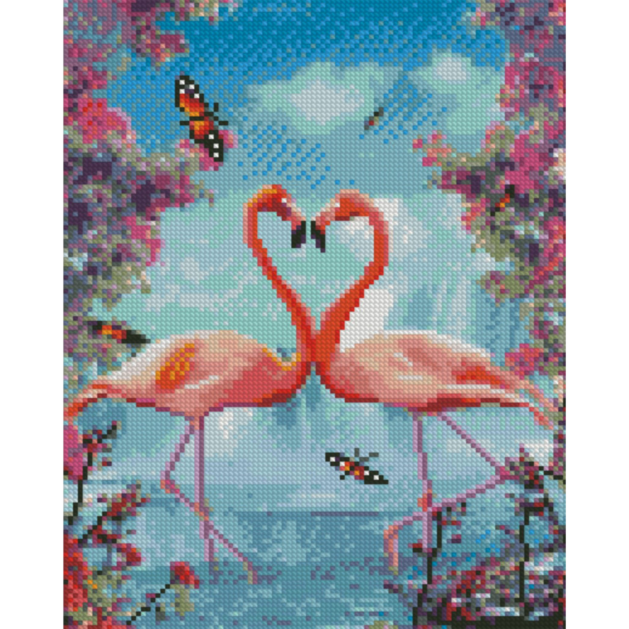Рожеві фламінго 30x40 см HX302