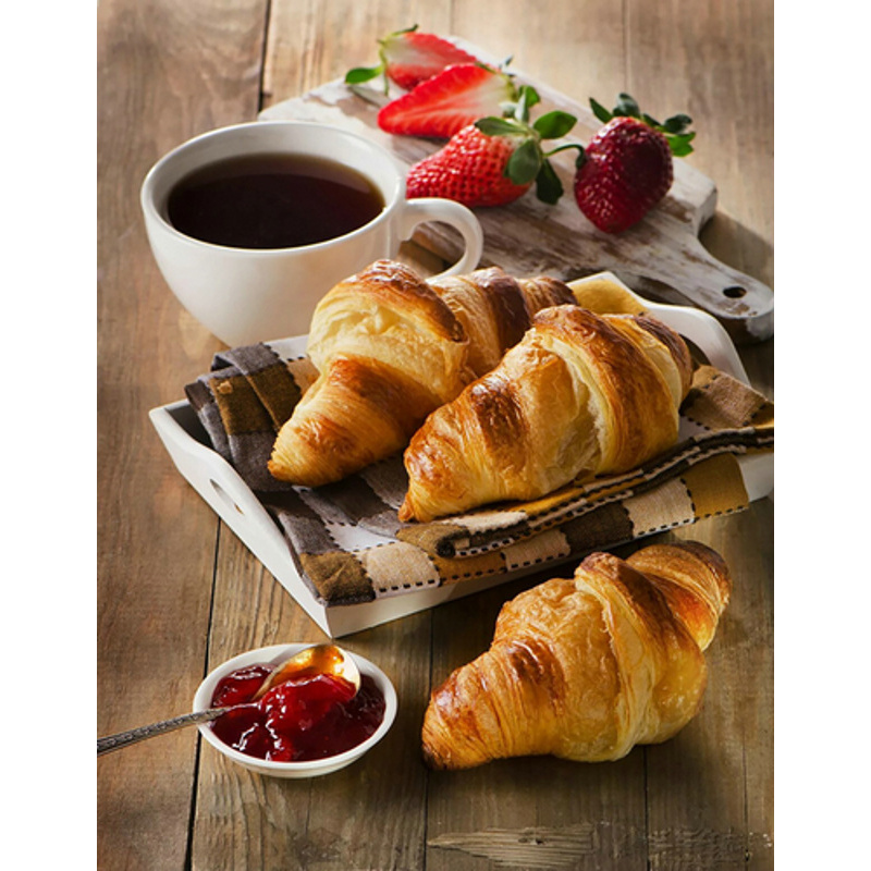 Diamond mosaic Morning croissants without a subframe 40x50 cm (JSFH77374)