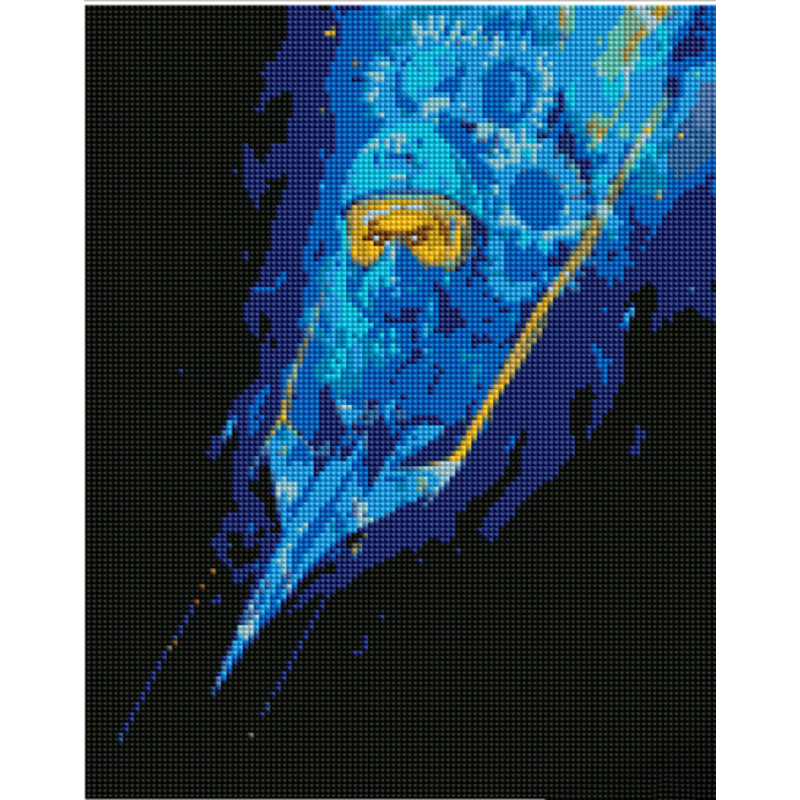 Diamond Mosaic Strateg PREMIUM Fierce Ukrainian ghosts size 30x40 cm (KB102)