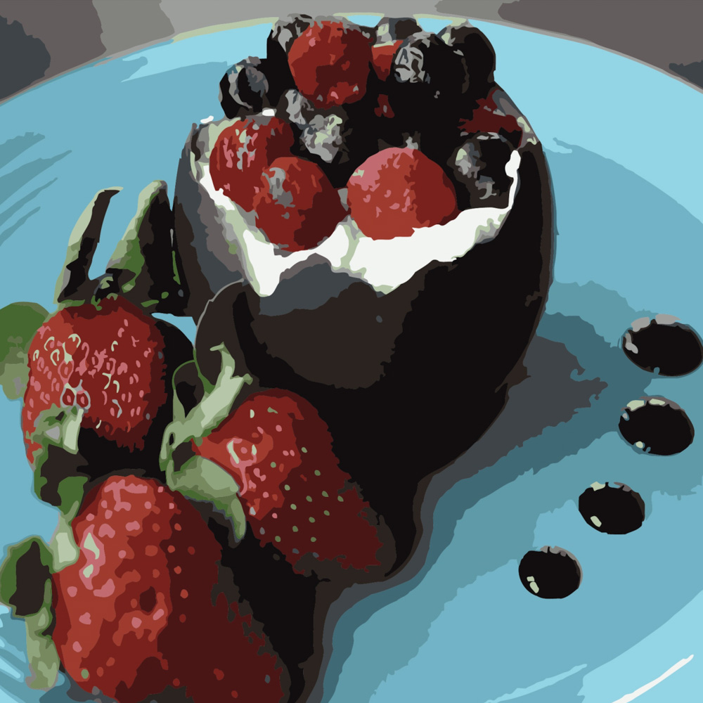 Yummy dessert size 40x40 cm (SK035)
