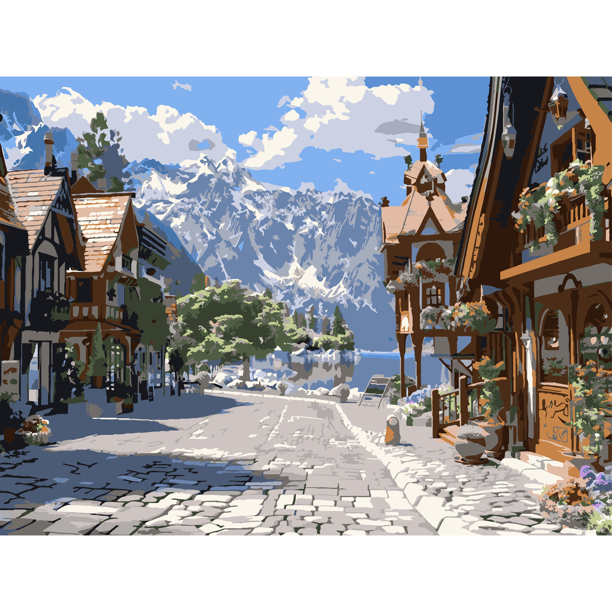 Тихая улочка  30Х40 (SS-1249)